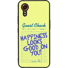 Coque Samsung Galaxy XCover 7 - Silicone rigide noir Guest check 2026