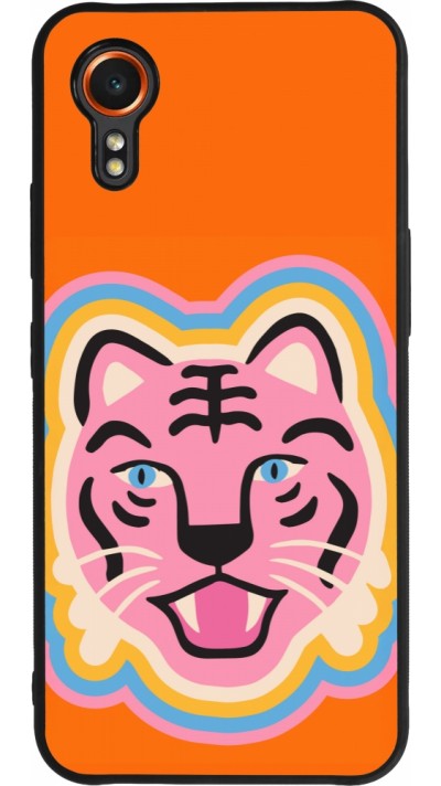 Coque Samsung Galaxy XCover 7 - Silicone rigide noir Lion colors 2026
