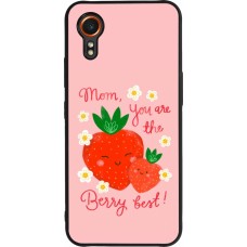 Coque Samsung Galaxy XCover 7 - Silicone rigide noir Mom 2026 Berry best