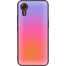 Samsung Galaxy XCover 7 Case Hülle - Silikon schwarz Orange Pink Blue Gradient