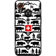 Samsung Galaxy XCover 7 Case Hülle - Silikon schwarz Poya Schweiz 3