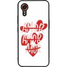 Coque Samsung Galaxy XCover 7 - Silicone rigide noir Saint Valentines Day 26 Amor