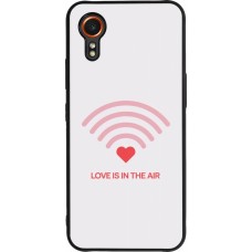 Coque Samsung Galaxy XCover 7 - Silicone rigide noir Saint Valentines Day 26 Love is in the air