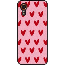 Coque Samsung Galaxy XCover 7 - Silicone rigide noir Saint Valentines Day 26 Pattern heart