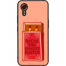 Coque Samsung Galaxy XCover 7 - Silicone rigide noir Saint Valentines Day 26 Perfect Match