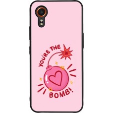 Coque Samsung Galaxy XCover 7 - Silicone rigide noir Saint Valentines Day 26 You are the bomb