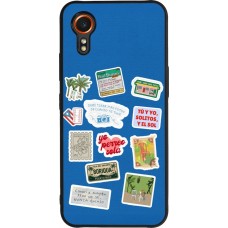 Samsung Galaxy XCover 7 Case Hülle - Silikon schwarz Seals of the Dominican Republic DTMF