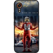 Coque Samsung Galaxy XCover 7 - Silicone rigide noir Senna The King of Rain