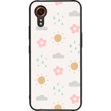 Samsung Galaxy XCover 7 Case Hülle - Silikon schwarz Spring 23 weather