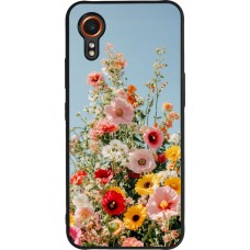 Samsung Galaxy XCover 7 Case Hülle - Silikon schwarz Spring flowers Spring 2026