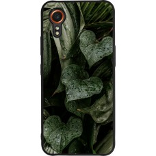 Coque Samsung Galaxy XCover 7 - Silicone rigide noir Spring 23 fresh plants