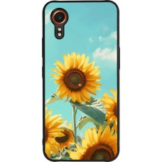 Samsung Galaxy XCover 7 Case Hülle - Silikon schwarz Sunflowers Summer 2026