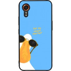 Samsung Galaxy XCover 7 Case Hülle - Silikon schwarz Tell me about yourself Summer 2026