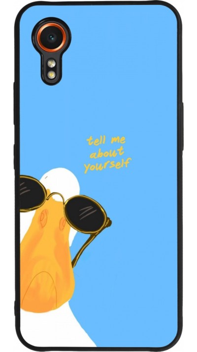 Samsung Galaxy XCover 7 Case Hülle - Silikon schwarz Tell me about yourself Summer 2026
