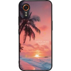 Samsung Galaxy XCover 7 Case Hülle - Silikon schwarz Watch more sunsets Summer 2026