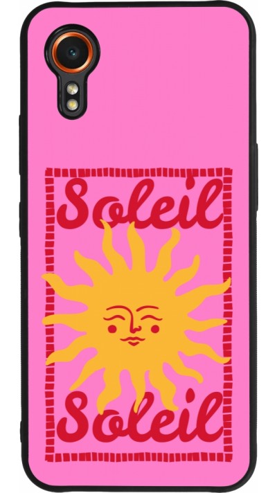 Coque Samsung Galaxy XCover 7 - Silicone rigide noir Sun sun 2026