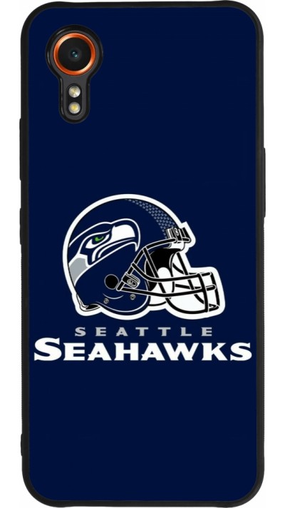 Coque Samsung Galaxy XCover 7 - Silicone rigide noir Super Bowl 26 Seattle 3