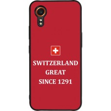 Samsung Galaxy XCover 7 Case Hülle - Silikon schwarz Switzerland Great Since 1291