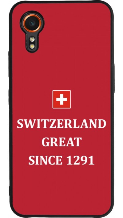 Samsung Galaxy XCover 7 Case Hülle - Silikon schwarz Switzerland Great Since 1291