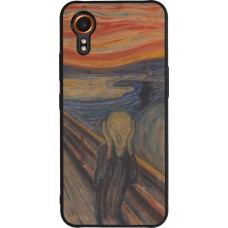 Coque Samsung Galaxy XCover 7 - Silicone rigide noir Tableau art - Le Cri - Edvard Munch