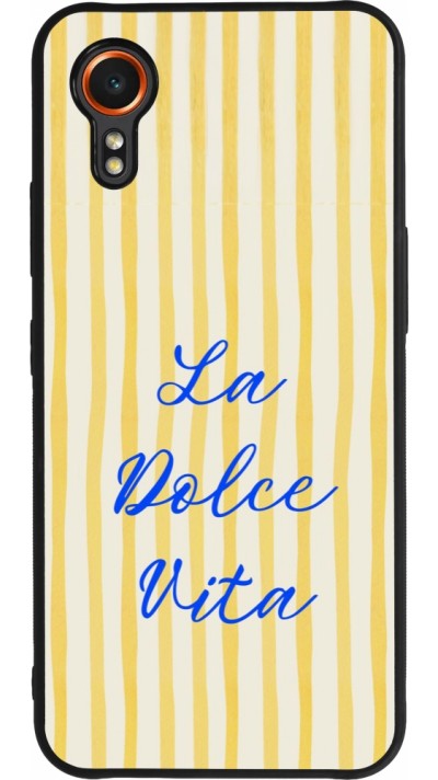 Coque Samsung Galaxy XCover 7 - Silicone rigide noir The good life 2026