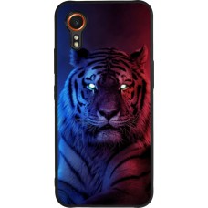Samsung Galaxy XCover 7 Case Hülle - Silikon schwarz Tiger Blue Red