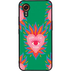 Coque Samsung Galaxy XCover 7 - Silicone rigide noir Viva la vida 2026