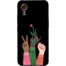 Coque Samsung Galaxy XCover 7 - Silicone rigide noir Womens day 2026 2