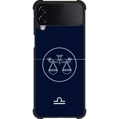 Samsung Galaxy Z Flip3 5G Case Hülle - Silikon schwarz Astrologie Waage