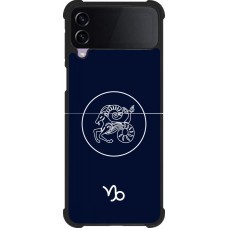 Samsung Galaxy Z Flip3 5G Case Hülle - Silikon schwarz Astrologie Steinbock