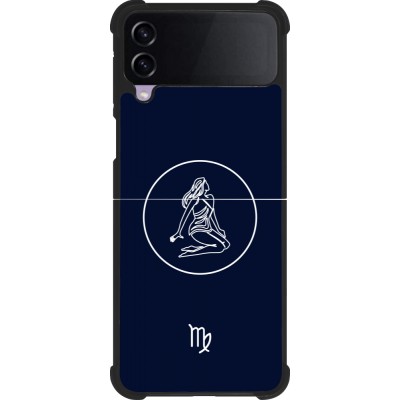 Samsung Galaxy Z Flip3 5G Case Hülle - Silikon schwarz Astrologie Jungfrau