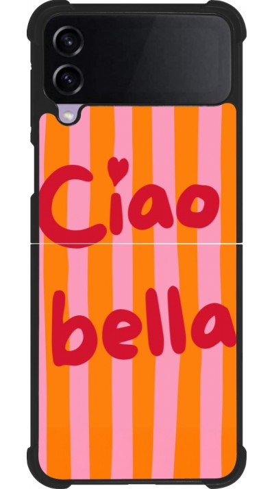 Coque Samsung Galaxy Z Flip3 5G - Silicone rigide noir Bye Bella 2026