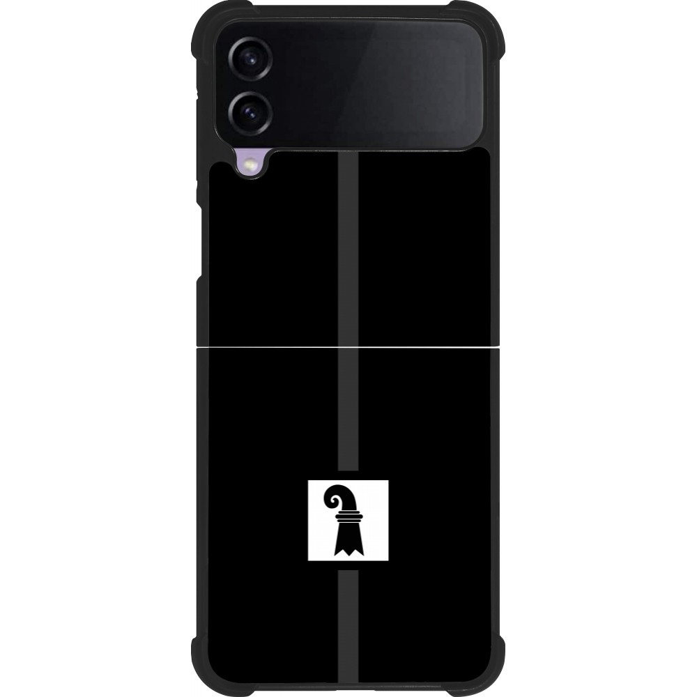 Coque Samsung Galaxy Z Flip3 5G - Silicone rigide noir Canton BS noir