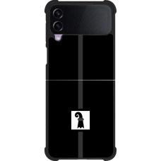 Coque Samsung Galaxy Z Flip3 5G - Silicone rigide noir Canton BS noir