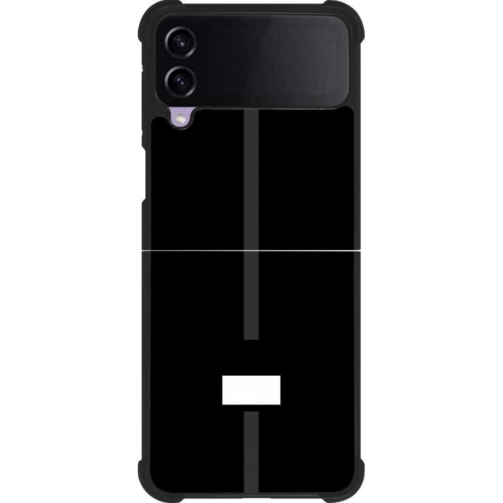 Coque Samsung Galaxy Z Flip3 5G - Silicone rigide noir Canton FR noir