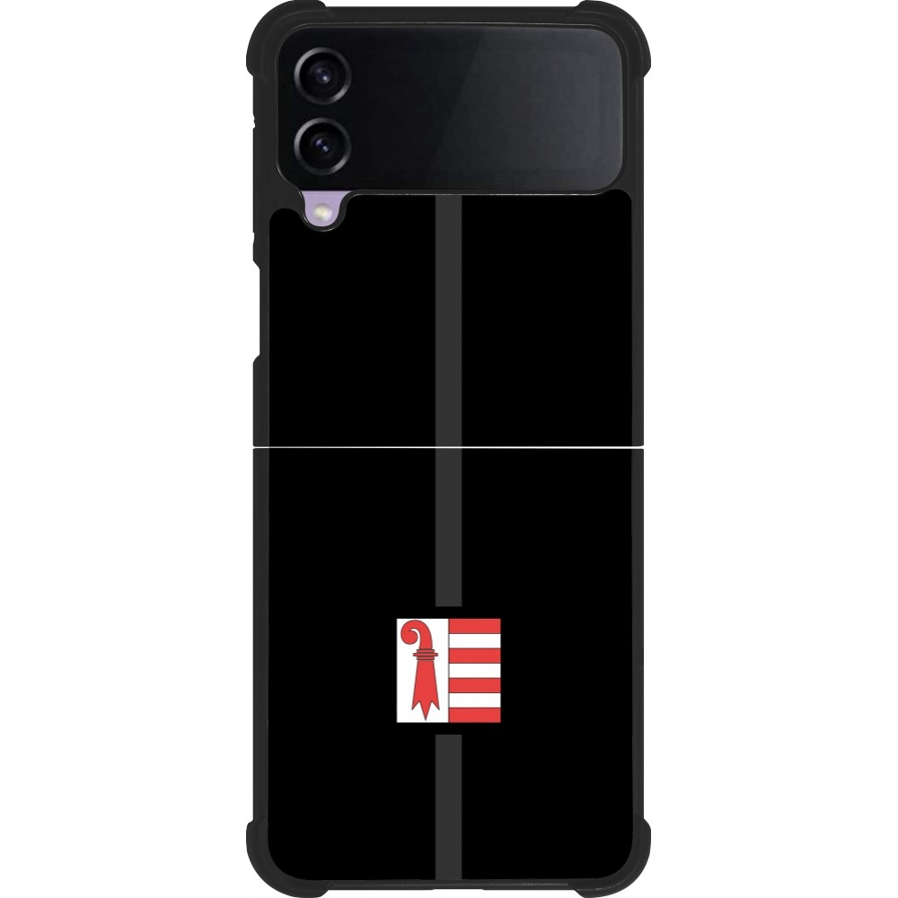 Samsung Galaxy Z Flip3 5G Case Hülle - Silikon schwarz Kanton JU schwarz