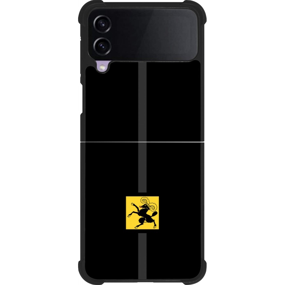 Samsung Galaxy Z Flip3 5G Case Hülle - Silikon schwarz Kanton SH schwarz