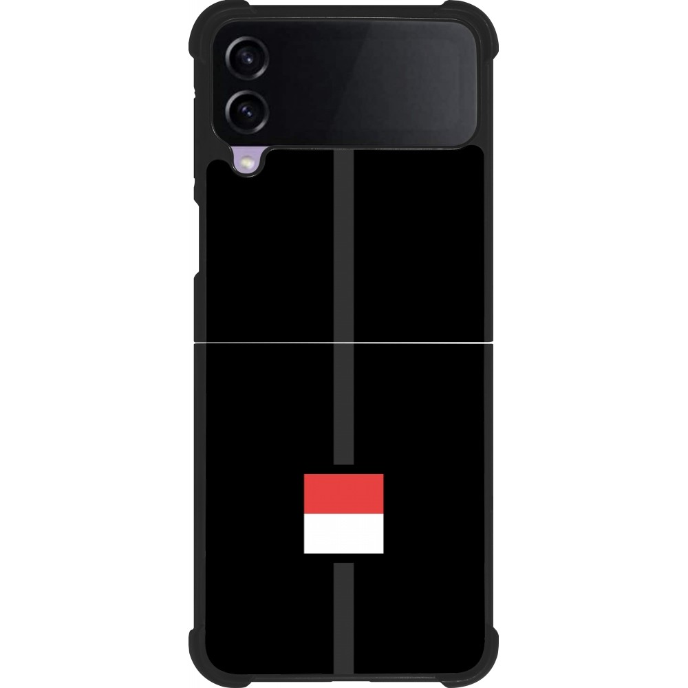 Coque Samsung Galaxy Z Flip3 5G - Silicone rigide noir Canton SO noir