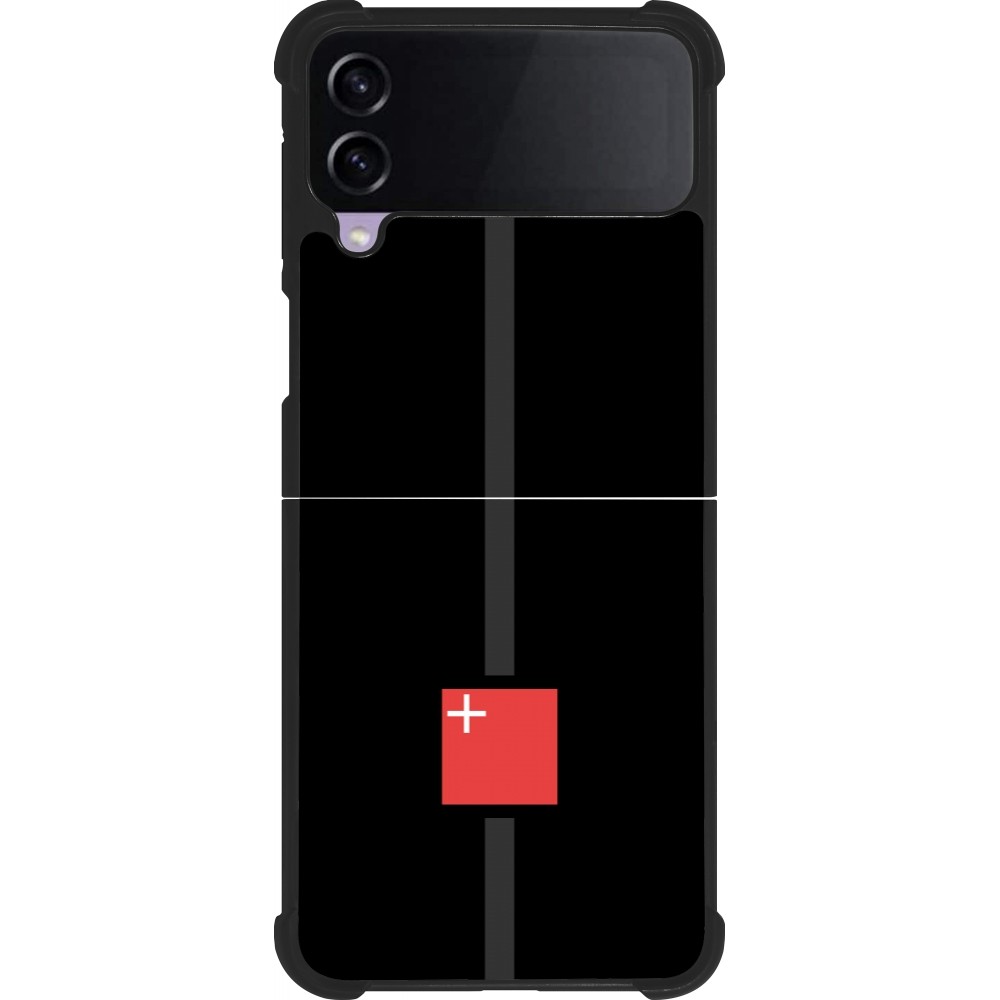 Samsung Galaxy Z Flip3 5G Case Hülle - Silikon schwarz Kanton SZ schwarz