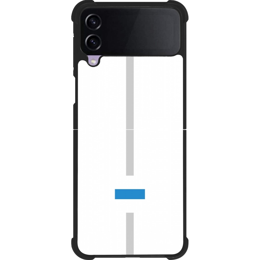 Samsung Galaxy Z Flip3 5G Case Hülle - Silikon schwarz Kanton ZG weiss