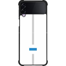Samsung Galaxy Z Flip3 5G Case Hülle - Silikon schwarz Kanton ZG weiss