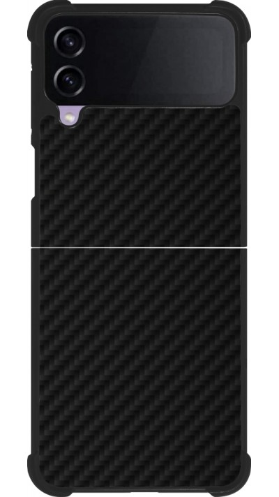 Samsung Galaxy Z Flip3 5G Case Hülle - Silikon schwarz Carbon Basic