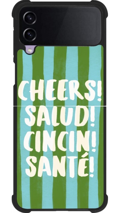 Coque Samsung Galaxy Z Flip3 5G - Silicone rigide noir Cheers 2026