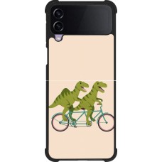 Samsung Galaxy Z Flip3 5G Case Hülle - Silikon schwarz Dinosaurs on bikes 2026