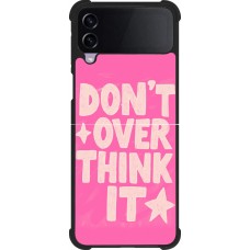 Samsung Galaxy Z Flip3 5G Case Hülle - Silikon schwarz Dont over think it 2026