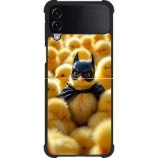 Coque Samsung Galaxy Z Flip3 5G - Silicone rigide noir Easter 2026 Chicken Batman