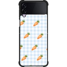 Coque Samsung Galaxy Z Flip3 5G - Silicone rigide noir Easter 2026 Pattern carrots