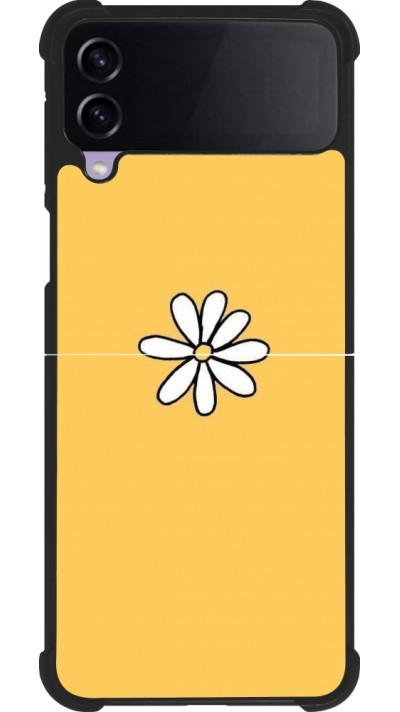 Coque Samsung Galaxy Z Flip3 5G - Silicone rigide noir Easter 2023 daisy