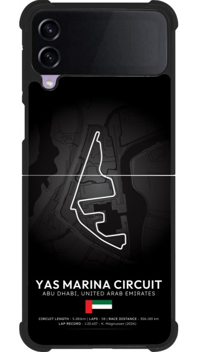 Coque Samsung Galaxy Z Flip3 5G - Silicone rigide noir F1 Track 2025 Abu Dhabi