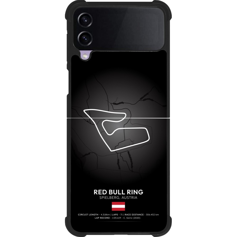 Coque Samsung Galaxy Z Flip3 5G - Silicone rigide noir F1 Track 2025 Austria
